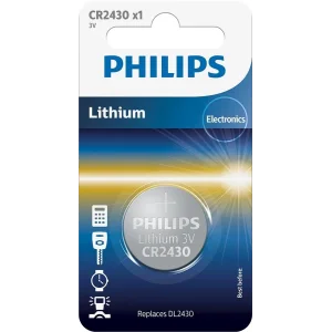 Батарейка Philips Lithium CR 2430 BLI 1 UA